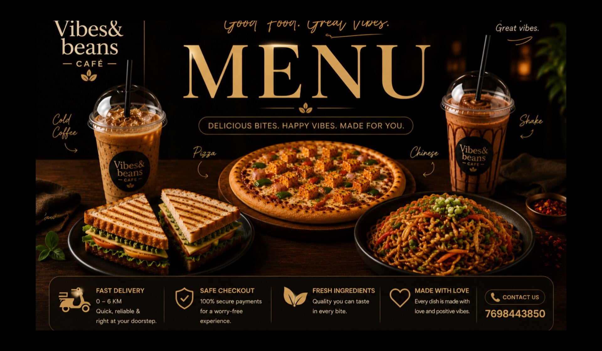 Vibes&beans Menu