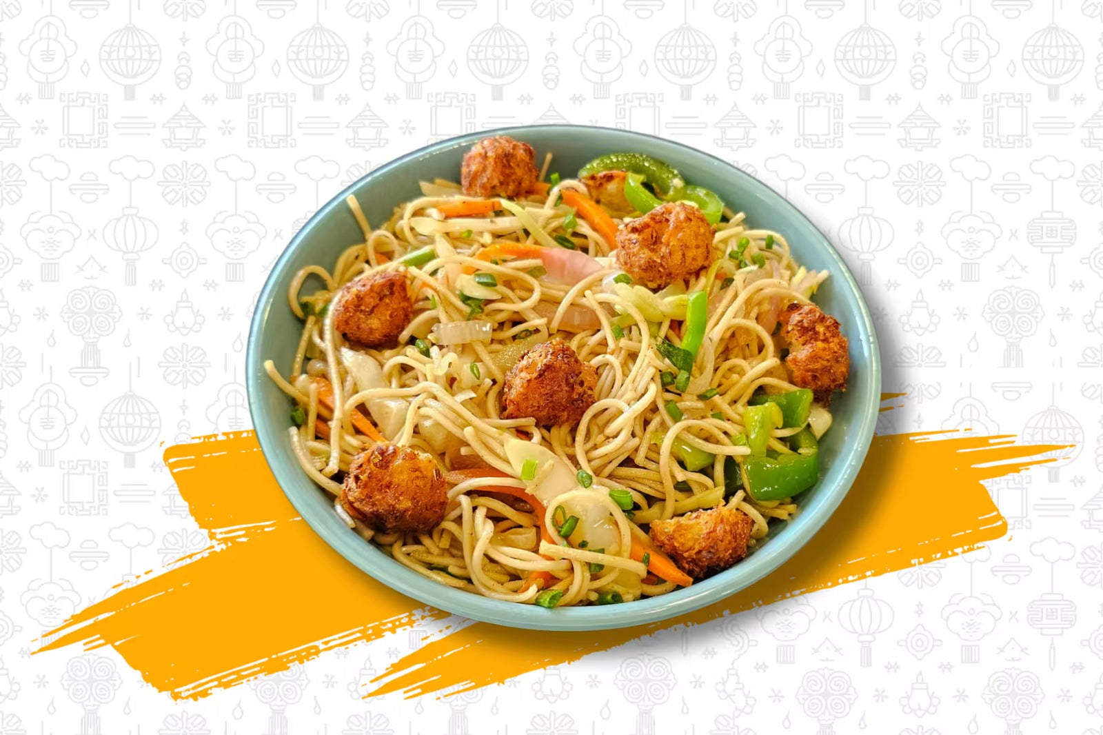 Veg Manchurian Noodles - 650ml box