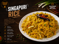 Veg Singapuri Rice - 650ml Box