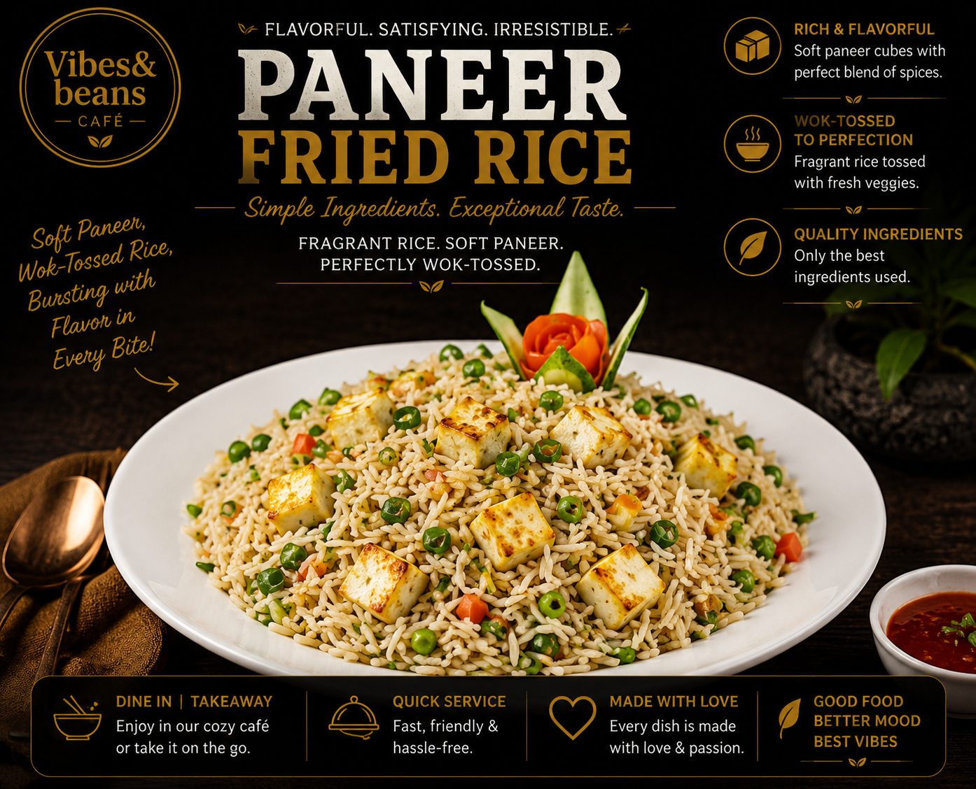 Paneer Fried Rice - 650ml box
