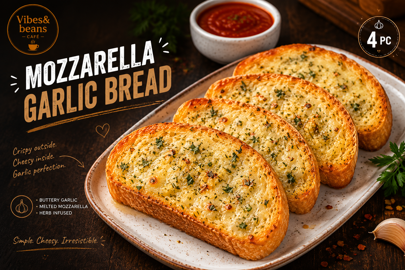 Garlic Bread 4pc