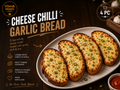 Cheese Chilli Garlic Bread 4pc