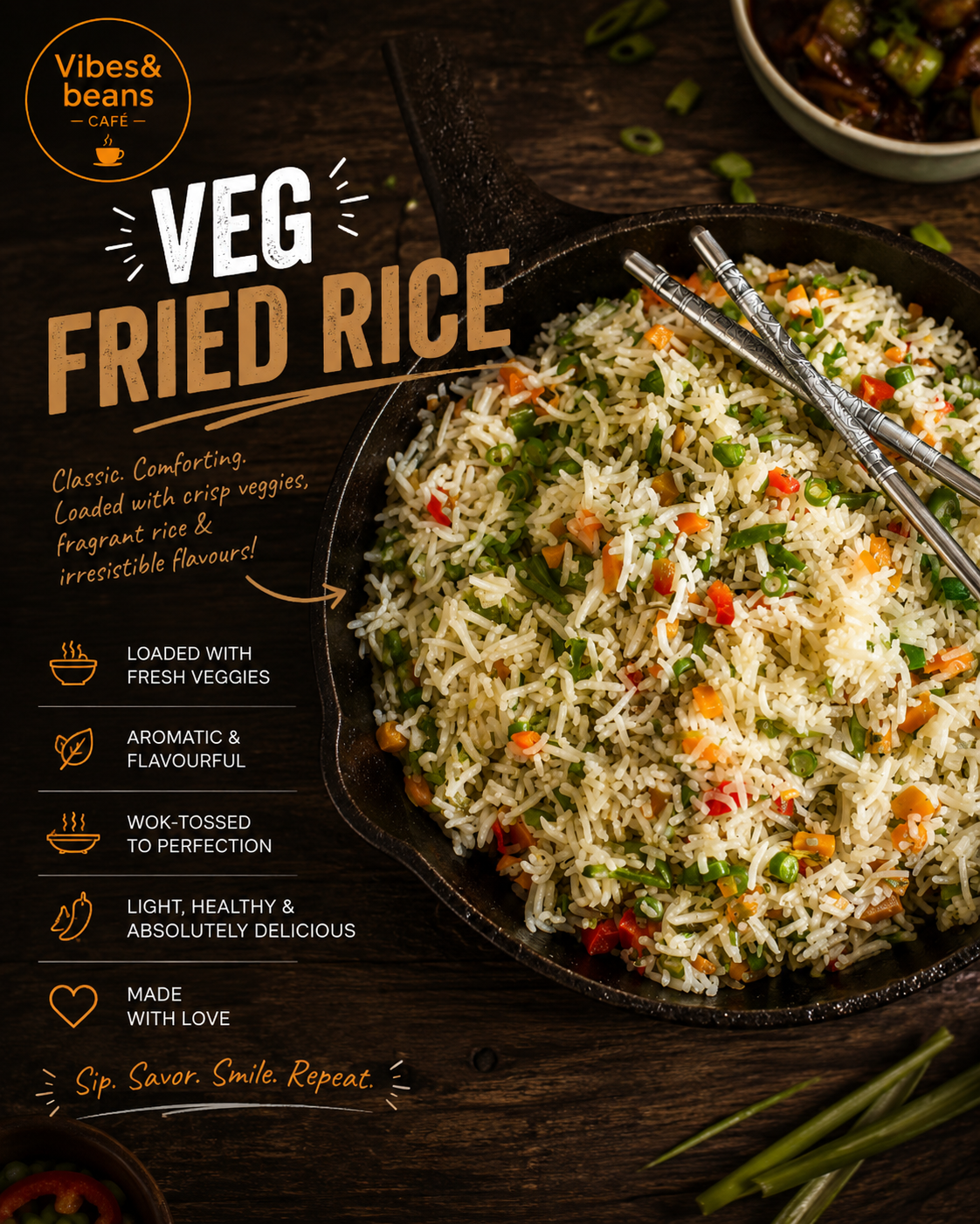 Veg Fried Rice - 650ml box