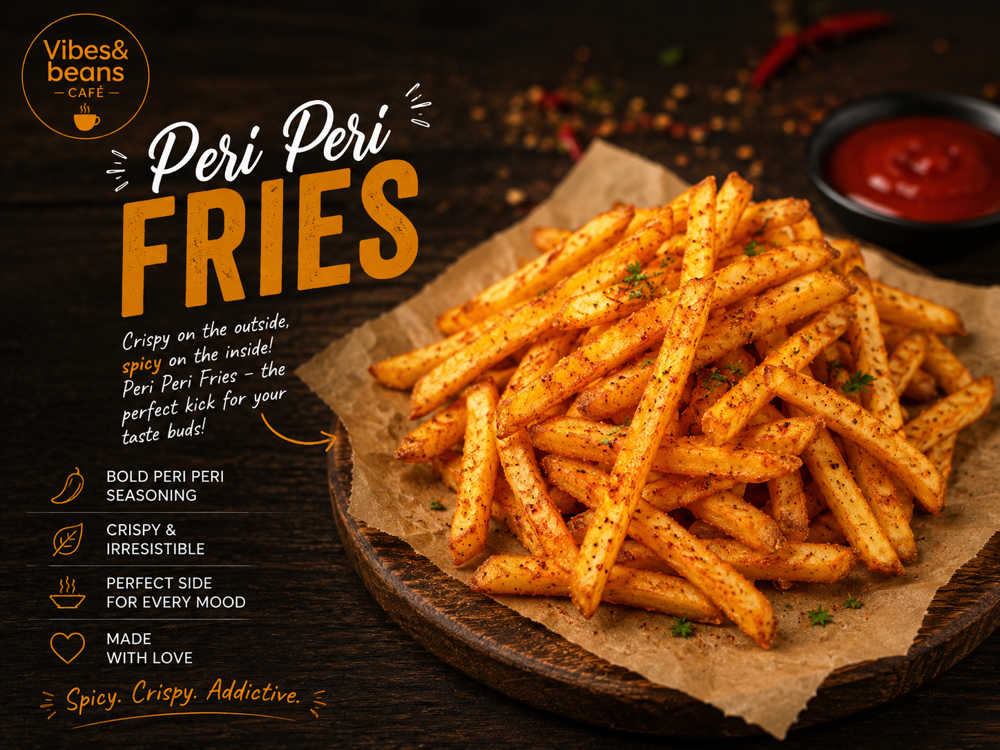 Peri peri Fries - 650ml box