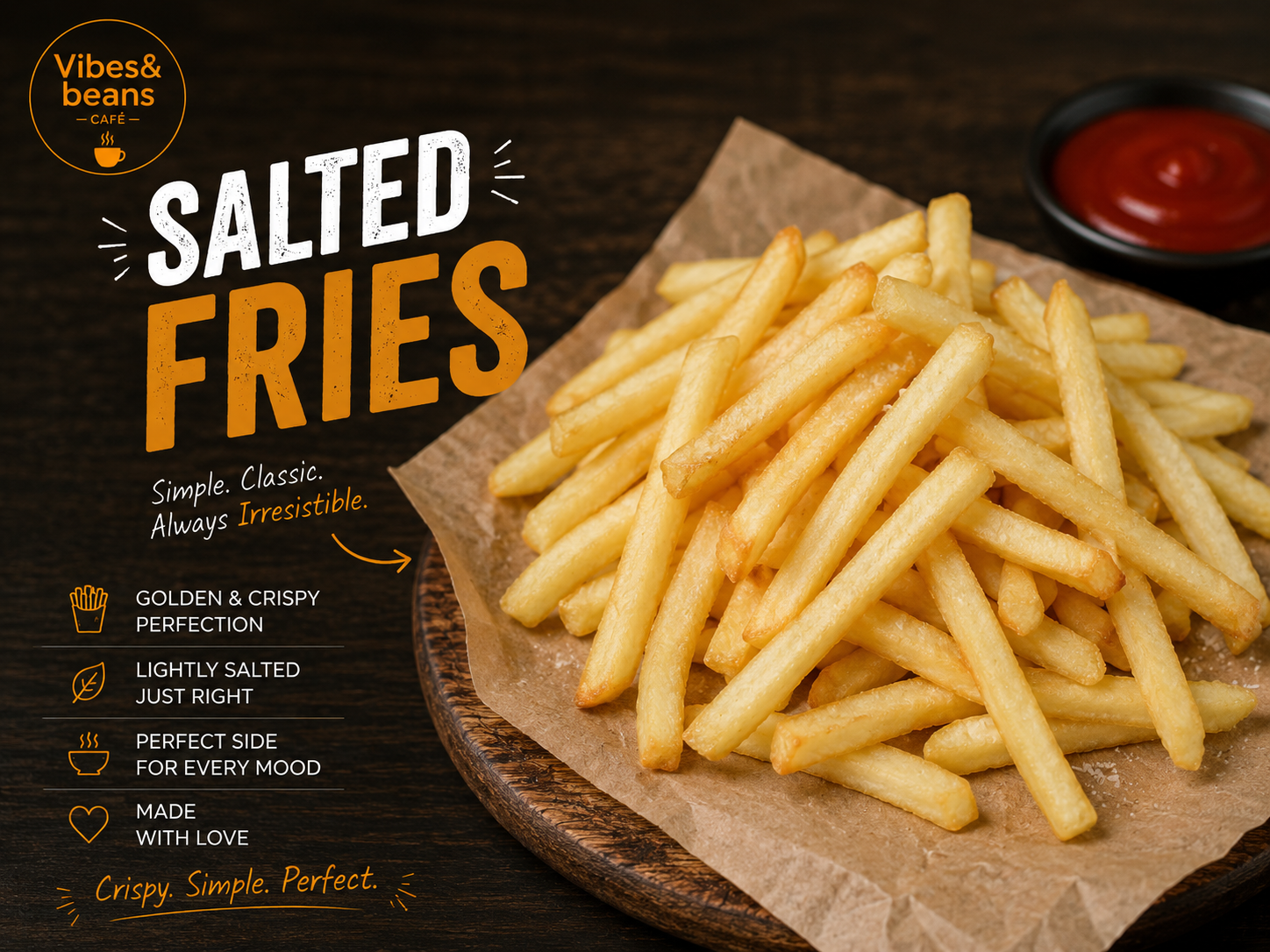 Salted Fries - 650ml box