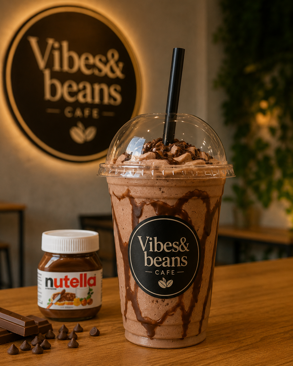 Nutella Shake - 350ml glass